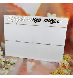 PLAN STOŁÓW GOŚCI Tablica...