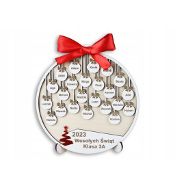 Bombka świąteczna dla...