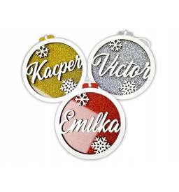 BOMBKA ZAWIESZKA Z IMIENIEM...