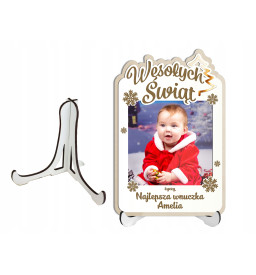 RAMKA ZE ZDJĘCIEM NA ŚWIĘTA...